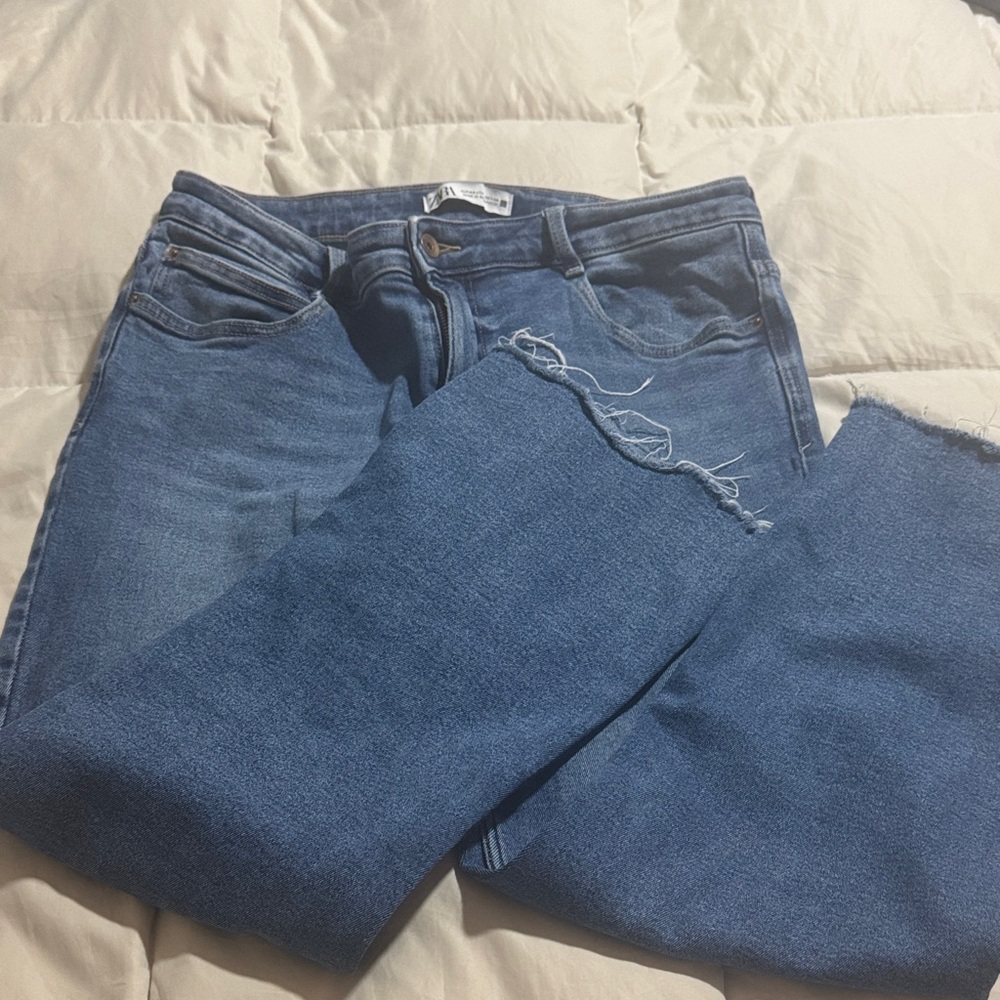 Zara jeans mid waist